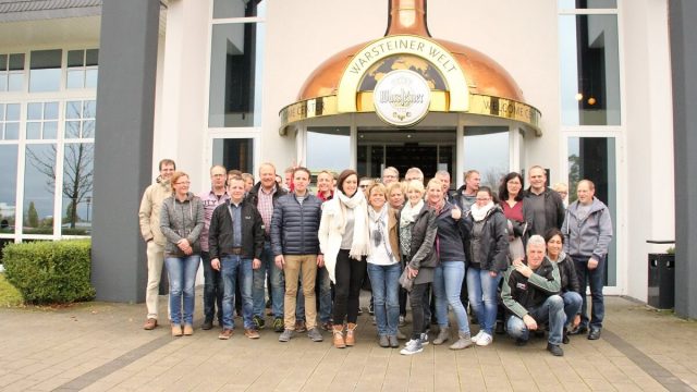 Vorstand besichtigt Warsteiner Brauerei
