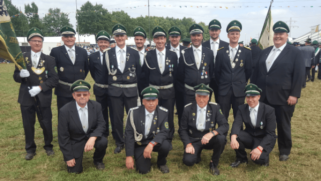 Medeloner Schützen auf dem Europaschützenfest 2018